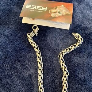 EFY .925 Silver Chain 20 inches this chain is very heavy and 8mm in width.